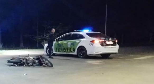 Santa Luc&iacute;a : Accidente entre un auto y moto deja un hombre fallecido