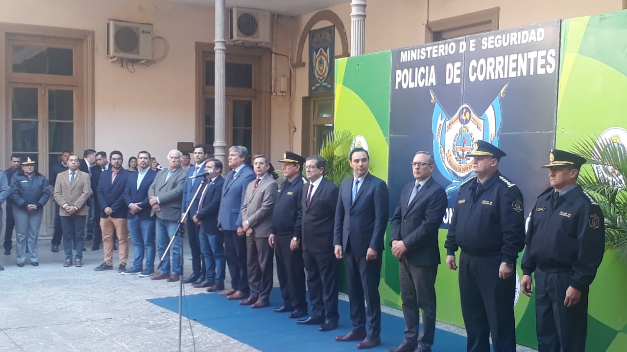 Cambios en la c&uacute;pula policial: Asumieron los nuevos jefes y subjefe de la polic&iacute;a de Corrientes 