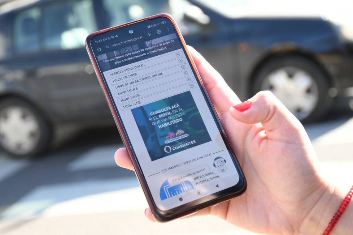 La Municipalidad lanz&oacute; una web para viajar m&aacute;s seguros en remises y m&oacute;viles de apps