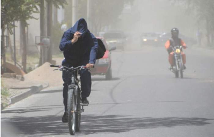 Alerta amarilla por fuertes vientos en toda la provincia 