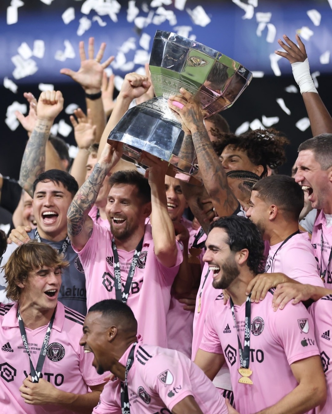 Messi sali&oacute; campe&oacute;n de la Leagues Cup con Inter Miami y se convirti&oacute; en el m&aacute;s ganador de la historia
