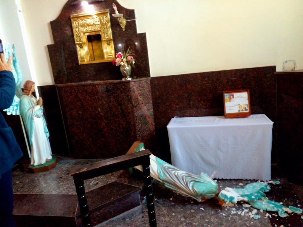 Incre&iacute;ble: Intentaron robar un sagrario y destruyeron im&aacute;genes 