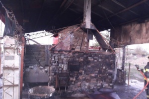Incendio en el Gaucho Gil : Habr&iacute;a sido por una vela 