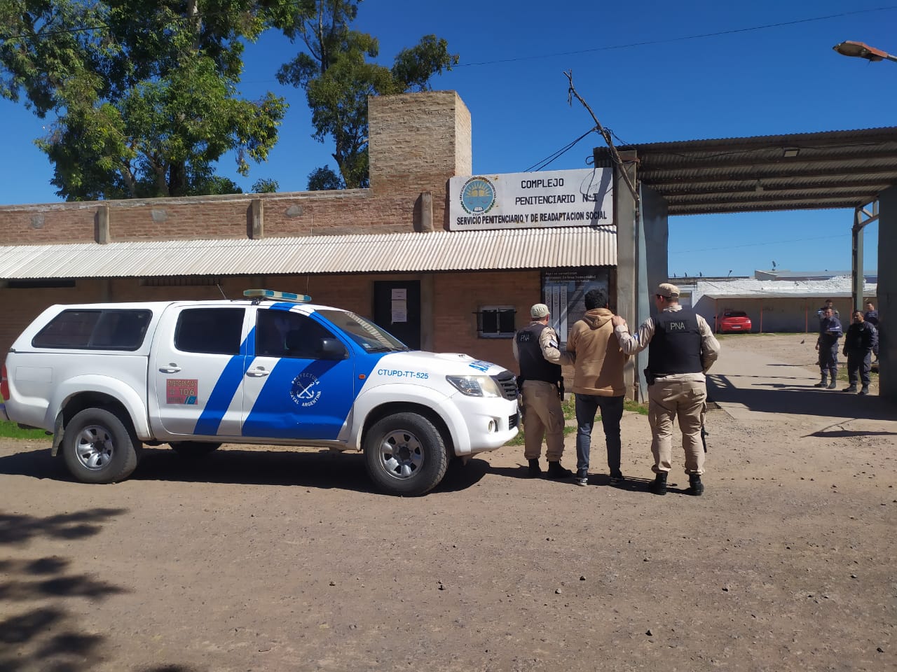 Chaco: Prefectura recaptur&oacute; a un detenido