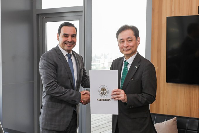 Vald&eacute;s recibi&oacute; al embajador de Jap&oacute;n en Argentina