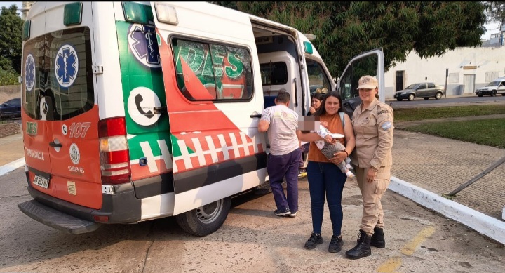 Una mujer de Prefectura le salv&oacute; la vida a un beb&eacute;