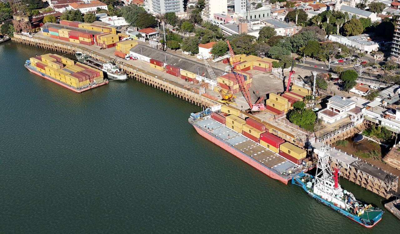 El Puerto de Corrientes registra su mayor volumen de operaci&oacute;n con exportaci&oacute;n de madera local