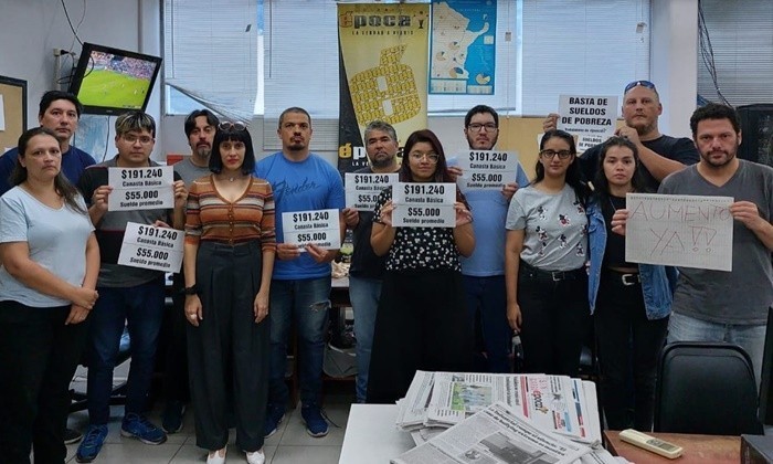 Los trabajadores del diario &eacute;poca van al paro y piden mejora a la empresa que tambi&eacute;n es del grupo ERSA
