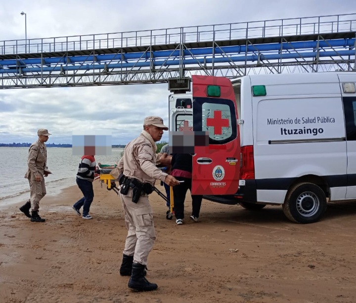 Prefectura asisti&oacute; a un hombre en Ituzaing&oacute;
