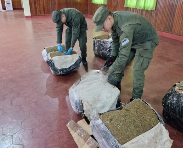 Golpe al narcotráfico en Santo Tomé: Gendarmería incautó millonaria carga de marihuana que era enviada en encomiendas 