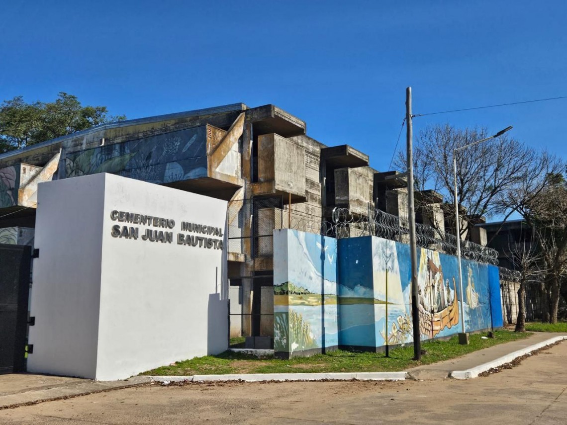 Misas mensuales y obras de refacción y restauración en el cementerio San Juan Bautista