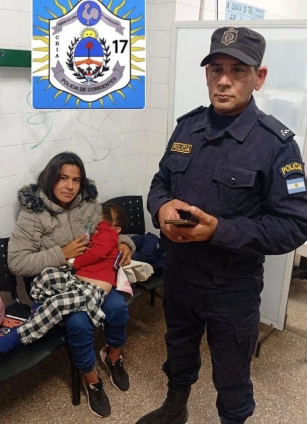 BARRIO JARD&Iacute;N R&aacute;pida intervenci&oacute;n policial permiti&oacute; asistir y trasladar de urgencia a un ni&ntilde;o que presentaba dificultades para respirar