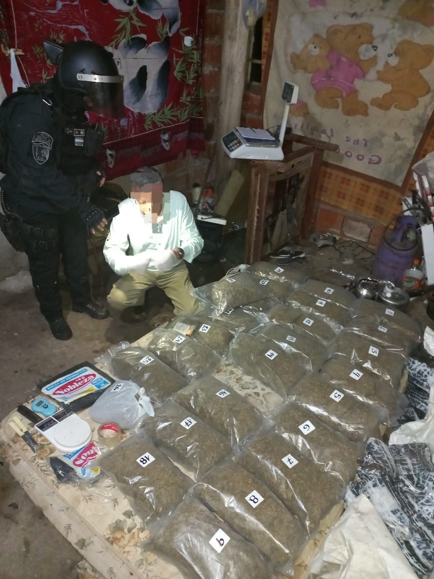Ituzaing&oacute;: Tras varios allanamientos secuestraron gran cantidad de marihuana 
