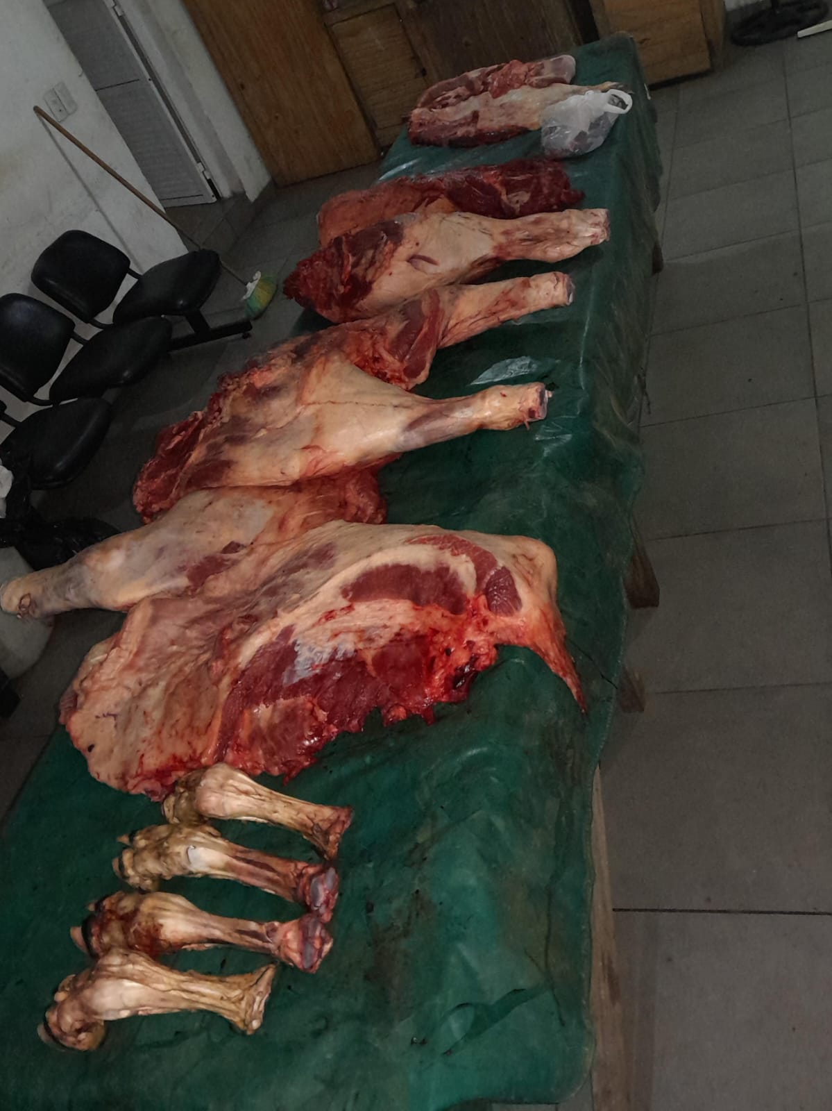 COLONIA LIEBIG&rsquo;S: La Polic&iacute;a durante trabajos de prevenci&oacute;n, demor&oacute; a una personas y secuestr&oacute; 120 kilos de cortes c&aacute;rnicos