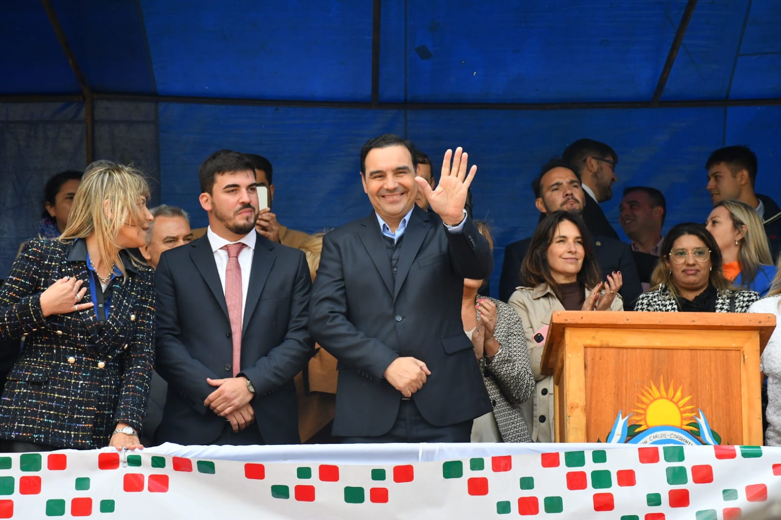 Vald&eacute;s inaugur&oacute; el enripiado de la Ruta 34 y anunci&oacute; m&uacute;ltiples obras para San Carlos