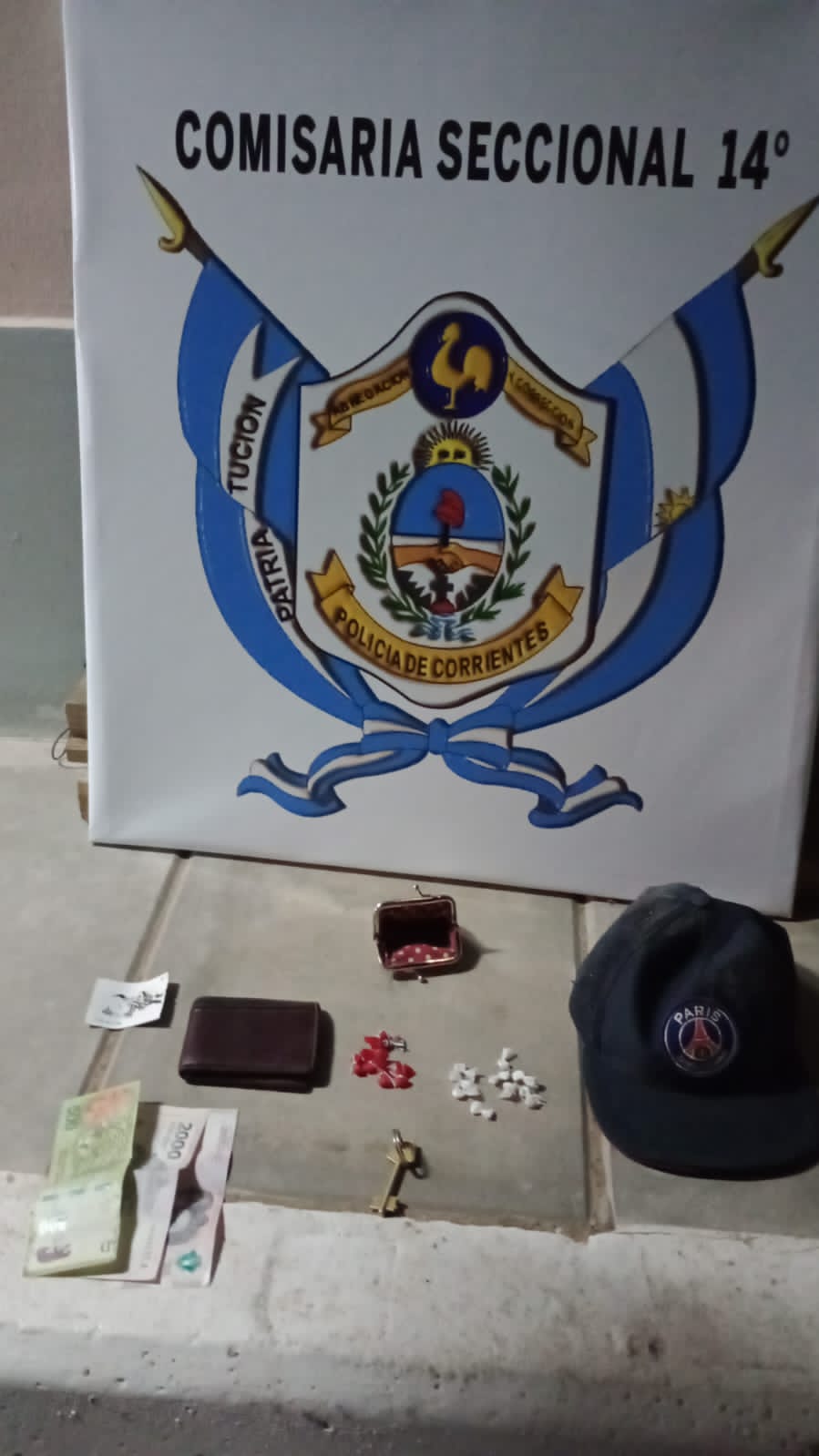 Detuvieron a un en la v&iacute;a p&uacute;blica joven que transportaba cocaina
