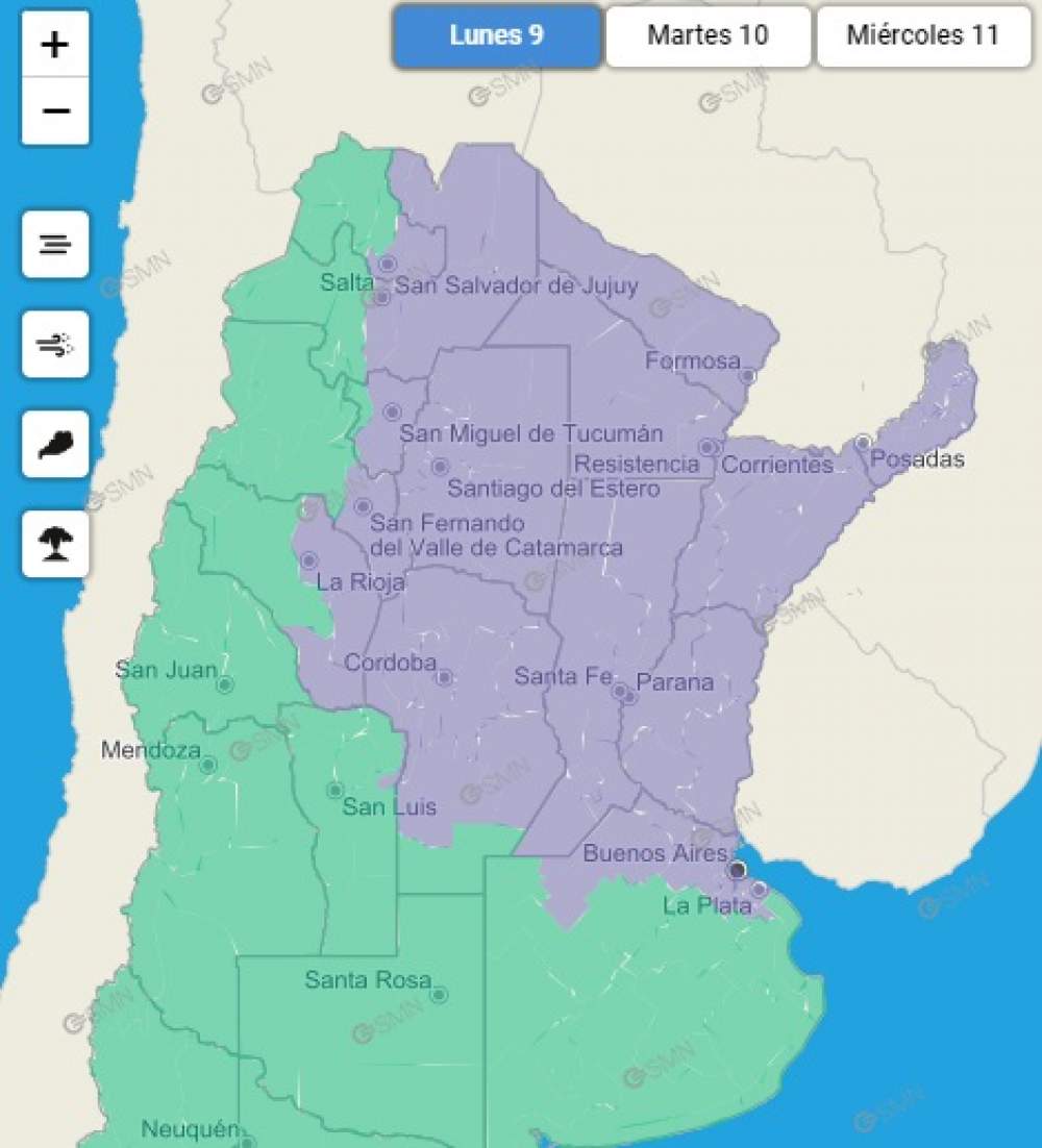 El servicio meteorol&oacute;gico emiti&oacute; alerta violeta para Corrientes por el humo en el ambiente 