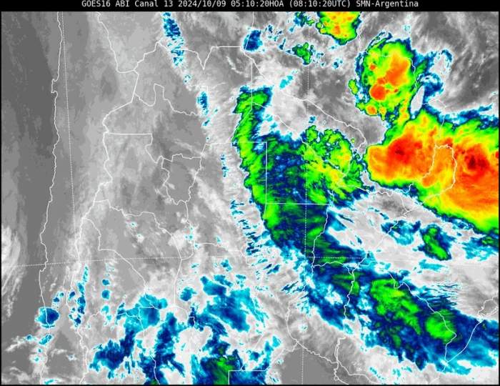 Alerta amarilla por fuertes tormentas en Corrientes 