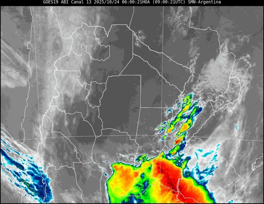 Corrientes en alerta amarilla y naranja por fuertes tormentas 