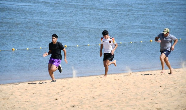Iniciaron las pruebas de admisión a guardavidas para reforzar la seguridad en las playas