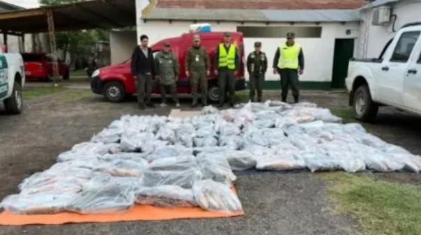 Ita Ibat&eacute;: Gendarmer&iacute;a secuestro pescado que eran transportados ilegalmente 