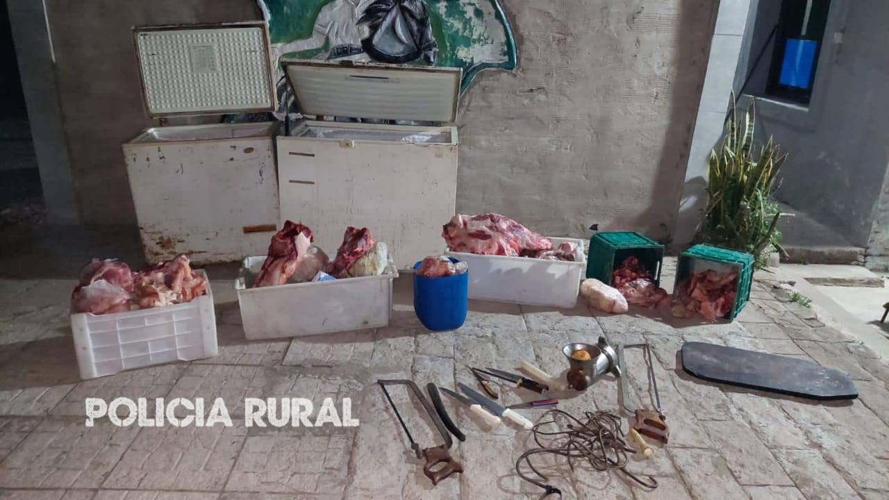 SAN ROQUE: La Polic&iacute;a de Seguridad Rural y Ecol&oacute;gica secuestro 150 kilos de carne no apto para el consumo 