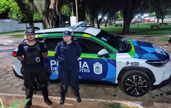 LA CRUZ: Dos  efectivos de la Polic&iacute;a de Corrientes lograron salvar la vida de una joven quien habr&iacute;a intentado atentar contra su vida ingresando a las aguas del Rio Uruguay