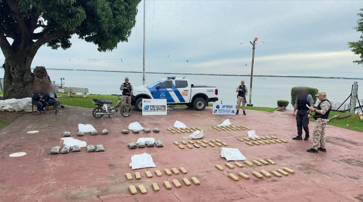 Prefectura incaut&oacute; casi 177 kilos de estupefacientes valuados en m&aacute;s de 675 millones de pesos en Corrientes y Misiones