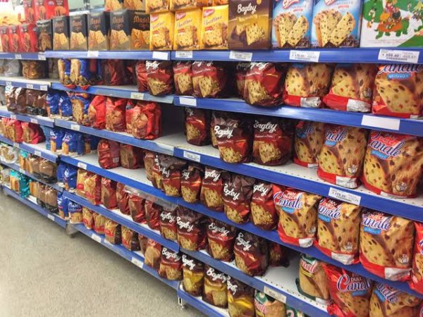 Ya se consiguen pan dulce y budines en los supermercados 