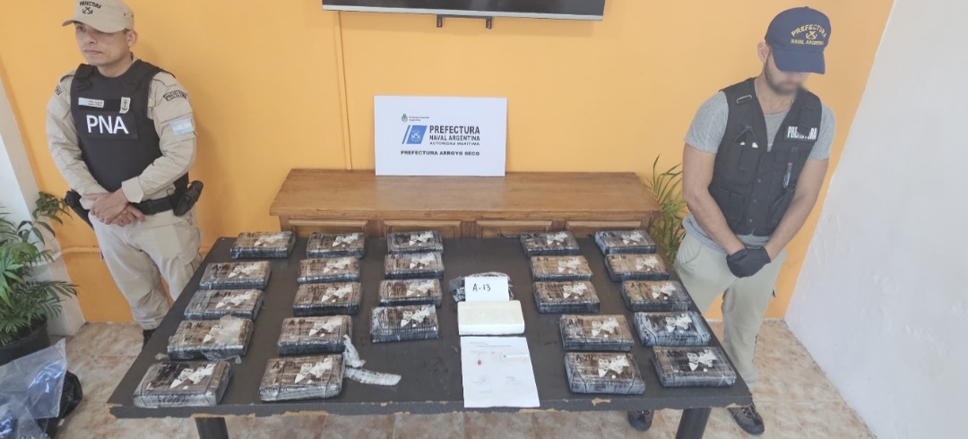 Prefectura secuestr&oacute; m&aacute;s de 109 kilos de coca&iacute;na