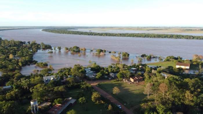 Santo Tom&eacute;: Podr&iacute;an cerrar rutas de acceso debido a la creciente del r&iacute;o Uruguay 
