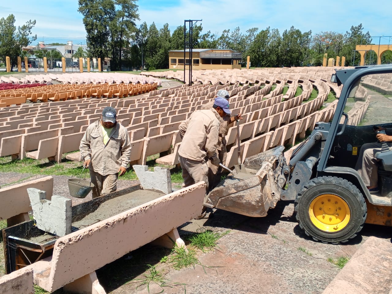 Avanzan las obras en el anfiteatro Cocomarola de cara a la 34&ordf; Fiesta Nacional del Chamam&eacute;