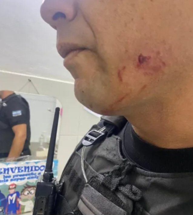 Efectivos polic&iacute;ales fueron agredidos al intentar demorar a un delincuente 