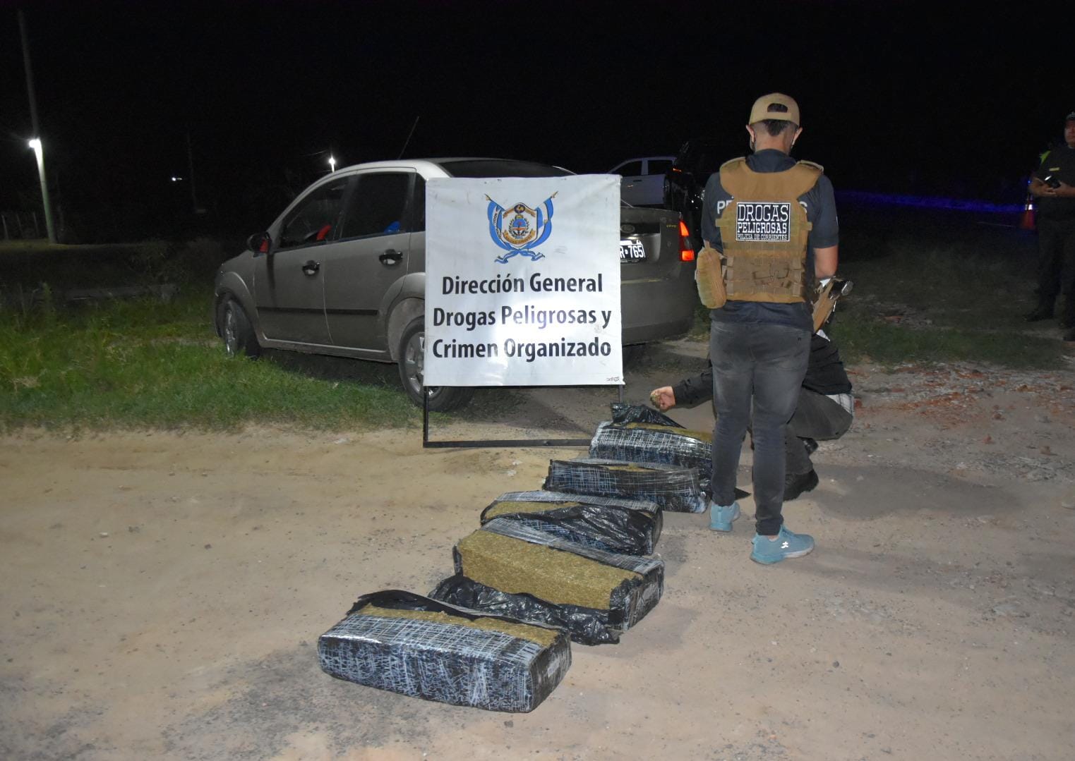 RUTA PROVINCIAL N&deg;5:     La Polic&iacute;a en operativo de contralor logr&oacute; incautar 55 kilogramos de Marihuana