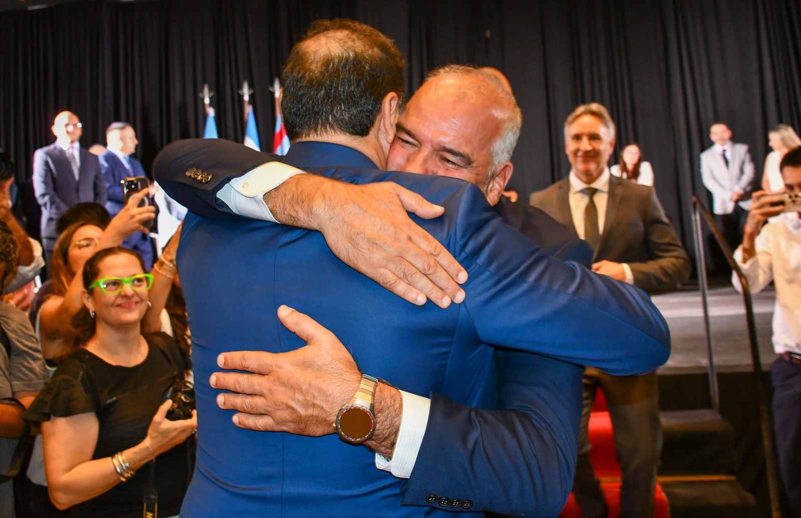 Valdés acompañó la asunción de Claudio Polich como intendente de Capital: “Un gran funcionario, militante político y un amigo”