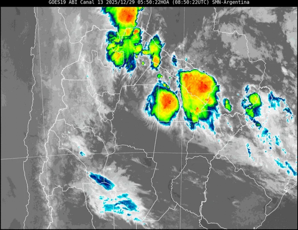 Continúa el alerta amarilla por tormentas en Corrientes 